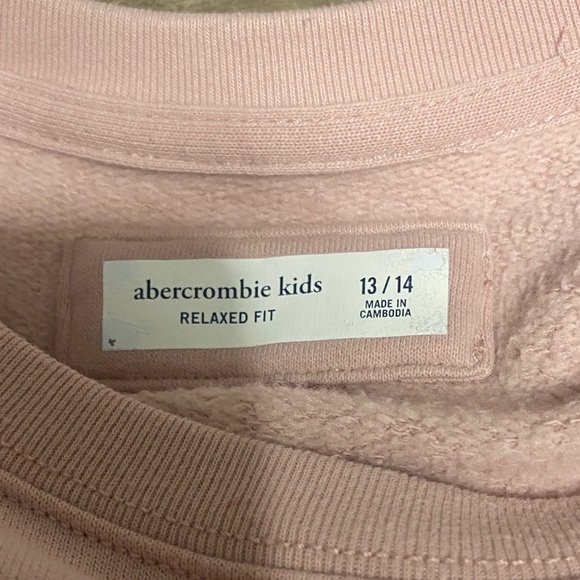 Abercrombie & Fitch Blush Sweatshirt with Sun Design - Picture 3 of 3